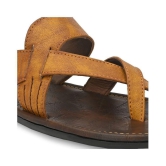 Leeport Tan Flip Flops - 10