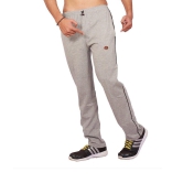 Vimal Ultra Gray Melange Mens Trackpants With Piping - XXL - 46