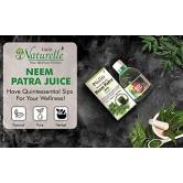 Farm Naturelle-Strongest Fresh Leaves Neem Juice-Immunity Booster & Detoxifier, Improves Skin & Hair Health- (4+4 Free)-8x400ml+ 55gx8 Herbs Infused Forest Honeys