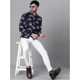 Oxolloxo Relaxed Graphic Printed Spread Collar Casual Shirt