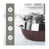 Milton Fiesta 1500 Insulated Inner Stainless Steel Casserole, 1370 ml, Brown Silver - Brown Silver