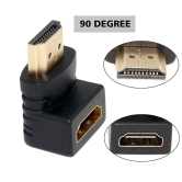 Lapster HDMI 90 Degree Connector Adapter  (L Shape) - 1 Piece