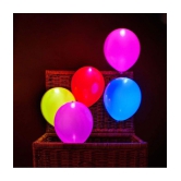 Party Propz Happy Birthday Decoration Kit with LED balloons & Foil Balloon Banner - Set of 40 - Multi-Color