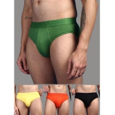 ONN - Multicolor Cotton Mens Briefs ( Pack of 4 ) - None