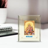 24K Gold Plated Ganesha Customized Photo Frame For Corporate Gifting