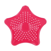 1PC Household Kitchen Bathroom Star Anti Clogging Silicone Drain Pool Sink Sewer Debris Filter Net Cleaner Hair Catcher Stopper (Red)