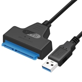 Lapster USB 3.0 SATA Cable for 2.5 Inch SSD and HDD, USB 3.0 to SATA III Hard Driver Adapter (Blue) - 1 Piece