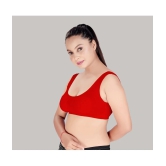 haya fashion Red Polyester Heavily Padded Womens Everyday Bra ( Pack of 1 ) - None