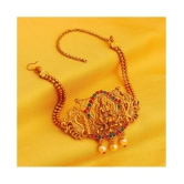 Sukkhi Artistically Pearl Gold Plated Goddess Laxmi Bajuband For Women - Multi Color