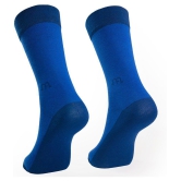 Man Arden - Navy Blue Cotton Men's Mid Length Socks ( Pack of 1 ) - Navy Blue