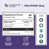 Carbamide Forte Melatonin 10mg with Tagar 250mg Sleeping Aid Pills - 60 Veg Tablets