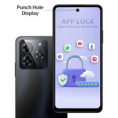 Lava Yuva 3 (Eclipse Black,4+4*GB RAM,UFS 2.2 128GB Storage)|Premium Glossy Back|Octacore Processor|18W Fast Charging|90Hz Punch Hole Display|13MP AI Triple Camera|Side Fingerprint