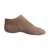 Texlon - Skin Color Cotton Women's No Show Socks ( Pack of 5 ) - None