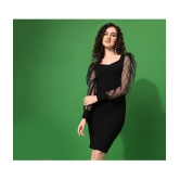 Sheetal associates - Black Polyester Blend Women's Bodycon Dress ( Pack of 1 ) - None