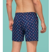 Remix Cotton Boxers Yacht Blue XXL