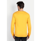 Men's Full Sleeve Yellow T-Shirt