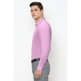 Men Pink Slim Fit Formal Full Sleeves Formal Shirt