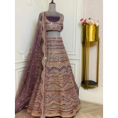 Mirror And Zari Work Lehenga