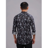 Paul Street Polyester Slim Fit Printed Full Sleeves Mens Casual Shirt - Black ( Pack of 1 ) - None