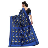 ofline selection Blue Polycotton Saree