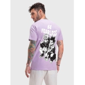 Bewakoof - Purple Cotton Regular Fit Mens T-Shirt ( Pack of 1 ) - None