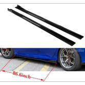 Car Craft Compatible With Bmw X3 G01 2018-2022 M Sports Side Skirts Running Board Side Skirt Side Lip Glossy Black AR-BMW-0151