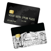 Astronaut Moon Credit Card Skin