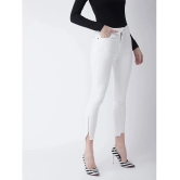 Miss Chase - White Denim Skinny Fit Womens Jeans ( Pack of 1 ) - None