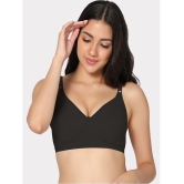 IN CARE LINGERIE - Black Cotton Non Padded Women's Everyday Bra ( Pack of 1 ) - None