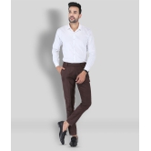 SREY - Coffee Polycotton Slim - Fit Men's Chinos ( Pack of 2 ) - None