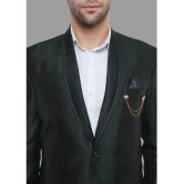 DKGF Fashion - Green Polyester Regular Fit Mens 2 Piece Suit ( Pack of 1 ) - None