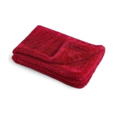 HOMETALES - Maroon 1500 GSM Drying Towel For Automobile ( Pack of 1 )