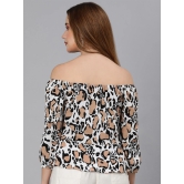 Oxolloxo Multicoloured Animal Print Off-Shoulder Bardot Top