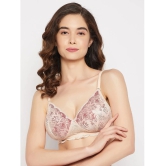 Clovia - Beige Lace Lightly Padded Womens Everyday Bra ( Pack of 1 ) - None