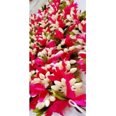 Padmavathi Enterprises - Pink Lily Artificial Flower ( Pack of 4 )