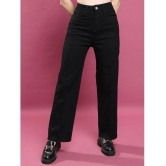 Ketch - Black Cotton Blend Flared Womens Jeans ( Pack of 1 ) - None