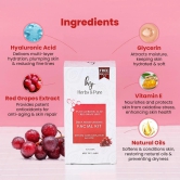 Deep Moisturising Facial Kit with Hyaluronic Acid & Red Grapes