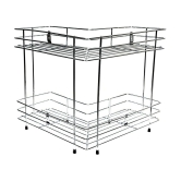 Home Lane Silver Stainless Steel Storage Racks ( Pack of 1 ) - Silver