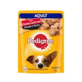 Pedigree Adult Wet Dog Food, Chicken & Liver Chunks in Gravy 70 gms