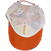 Zacharias Unisex Kids Cotton Cap(Orange_1-5 Years) (Pack of 1) - None