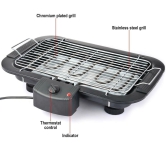 Versatile 2000W Dual-Purpose Barbecue Grill: Charcoal & Electric