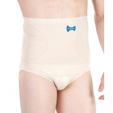 Dermawear Beige & Cream Cotton Blend V Shaper - M