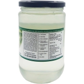 Farm Naturelle -100 % Pure Organic Extra-Virgin Cold Pressed Coconut Oil (Glass Bottle - 600 ml)