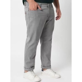 Men Slim Mid Rise Grey Jeans