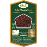 Biotic Tulsi Seeds - Basil Seed - Sabja Seed - Tulsi Beej - Tukmariya 100 gm