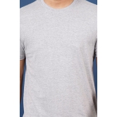 Men's Grey Melange S/J Crew Neck