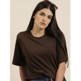 Dillinger - Brown Cotton Loose Fit Womens T-Shirt ( Pack of 1 ) - None