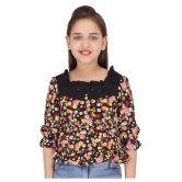 Smart Casual Floral Printed Half Sleeves Top - None