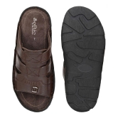 softio Brown Flip Flops - 6