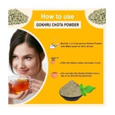 Brijbooti Gokhru Chota Seeds Powder - (250 Gm) | Gokshura Powder | Small Caltrops